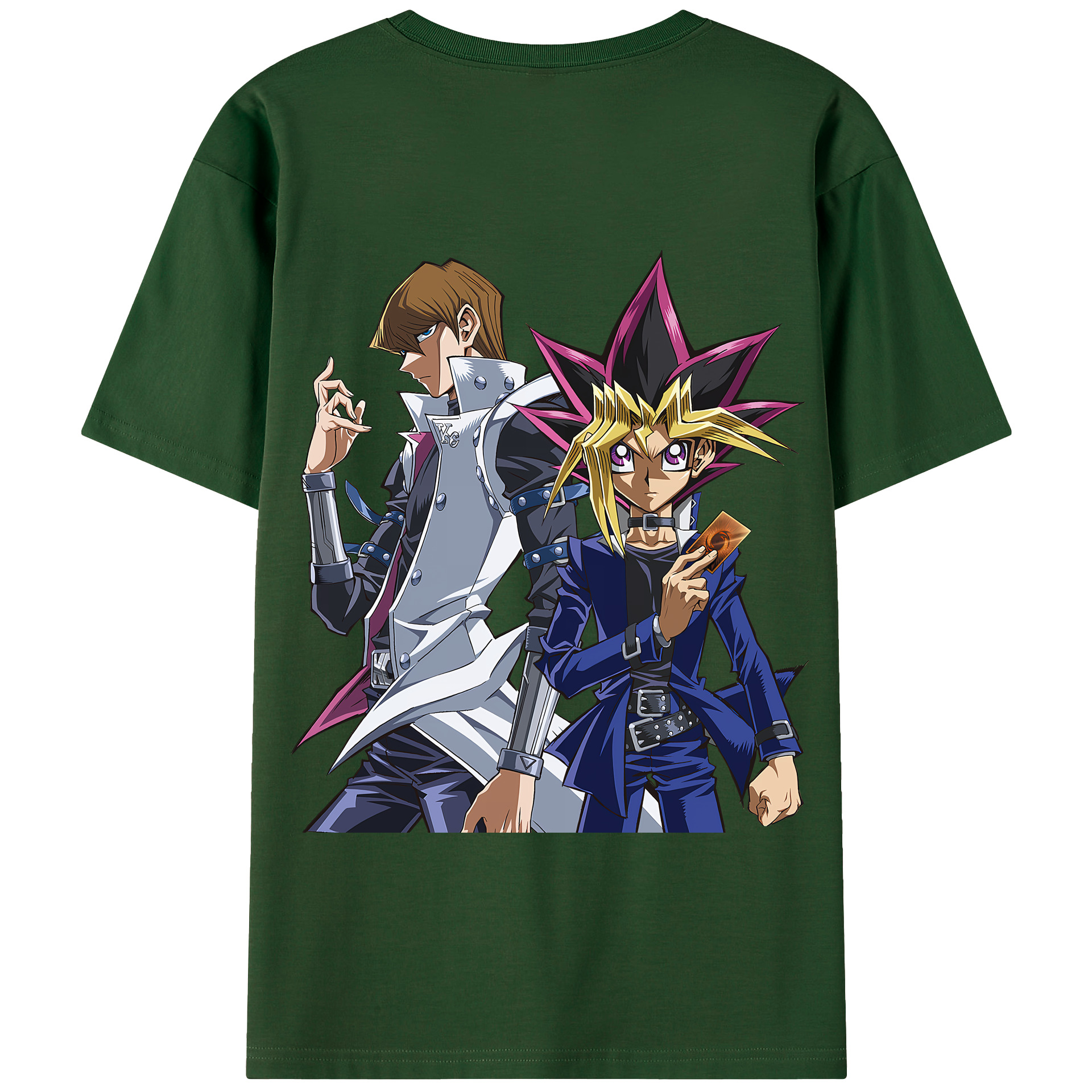 （画像用） 遊☆戯☆王 Yu-Gi-Oh! 綿100％半袖Tシャツ（背面プリント）